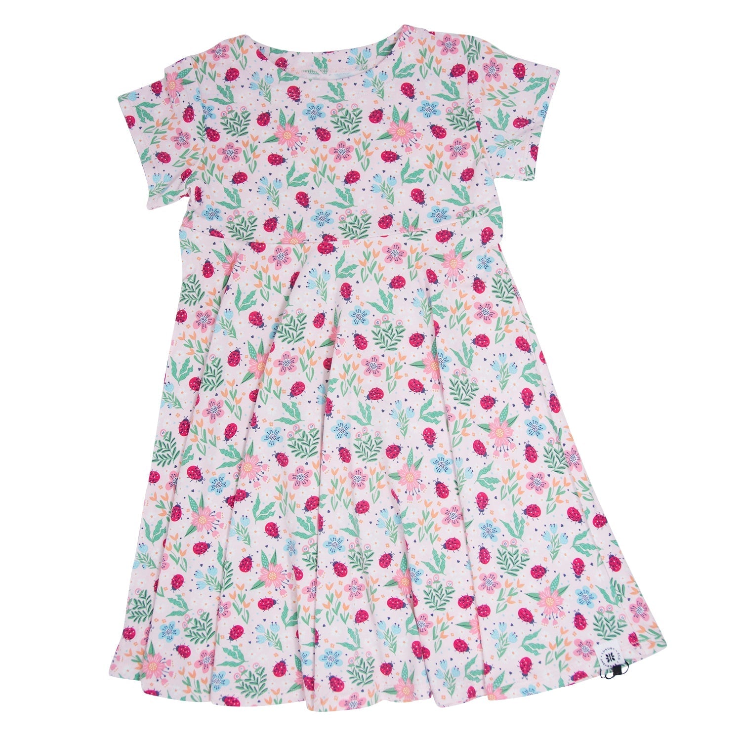 Girls Beehive Short Sleeve Dress by Ladybug Dezignz