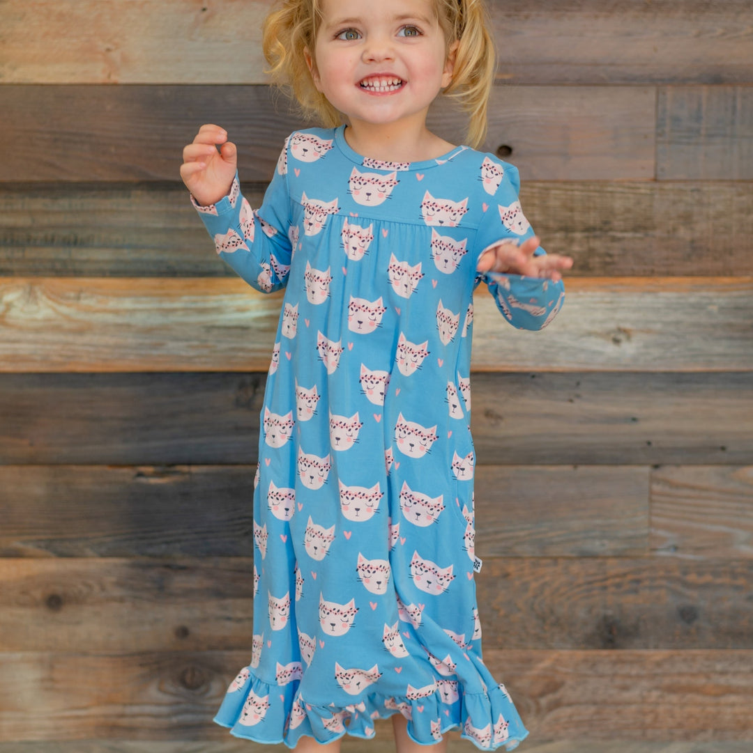 boho toddler dresses Boho High-Low Girl Dress with Ruffled full skirt midi Dress for Beach Weddings, Pageants, and First Holy Communion