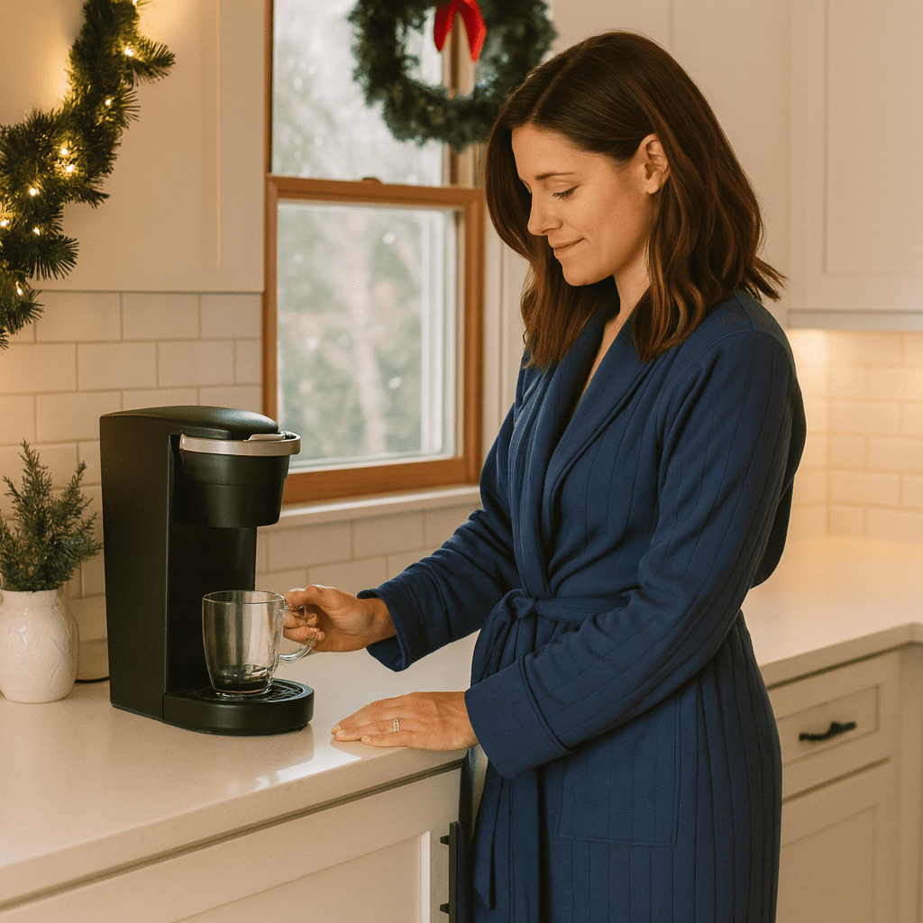 French Terry Housecoat Ladies Wear sweetbambooclothing