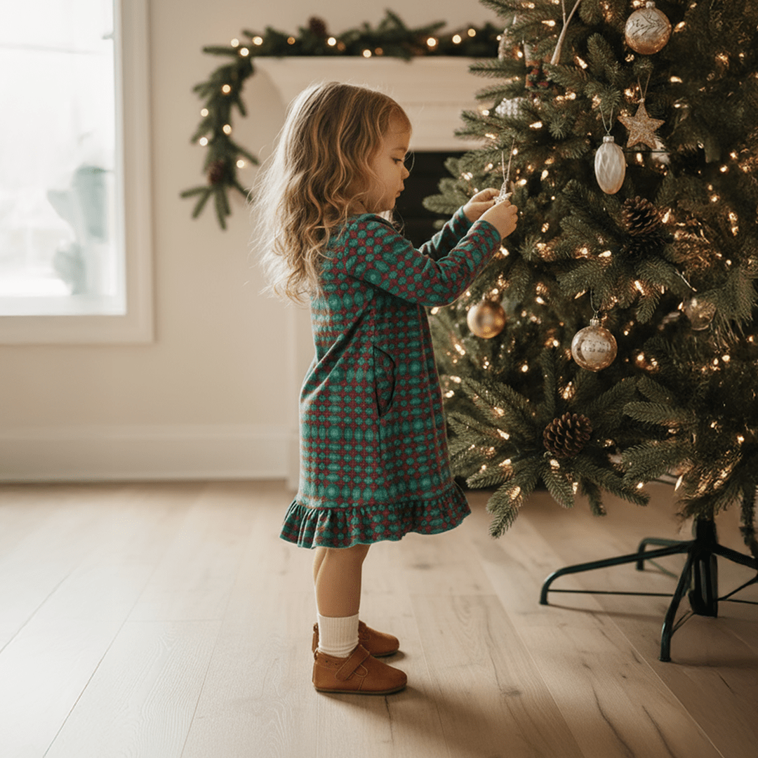 green plaid holiday dress Tartan Boho Dress, 7 Years / Green Tartan / Girl white foxtrot dress True to size Bess Black Double Slit V Size:40 EU=246-250mm feet length