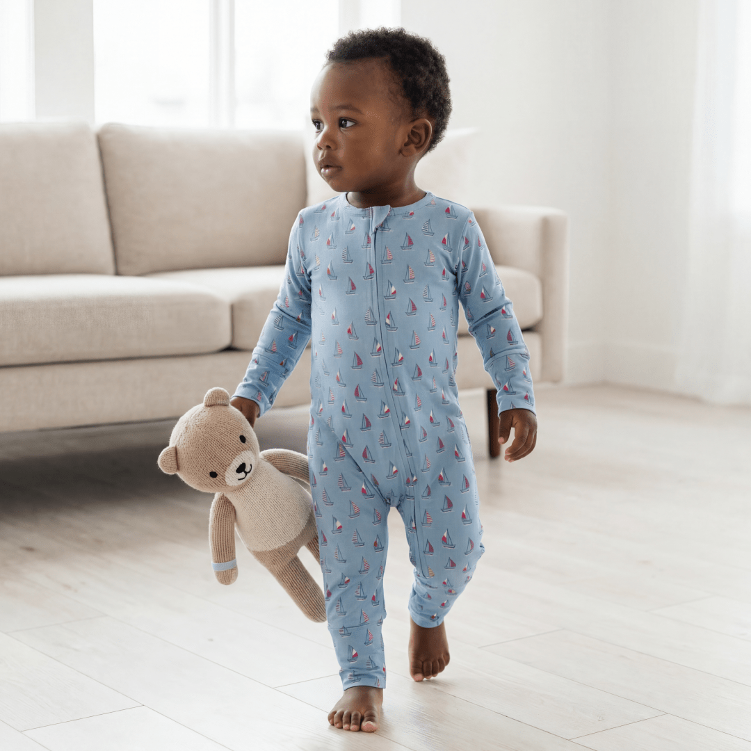 Bamboo Zipper Rompers & Convertible Rompers | Sweet Bamboo