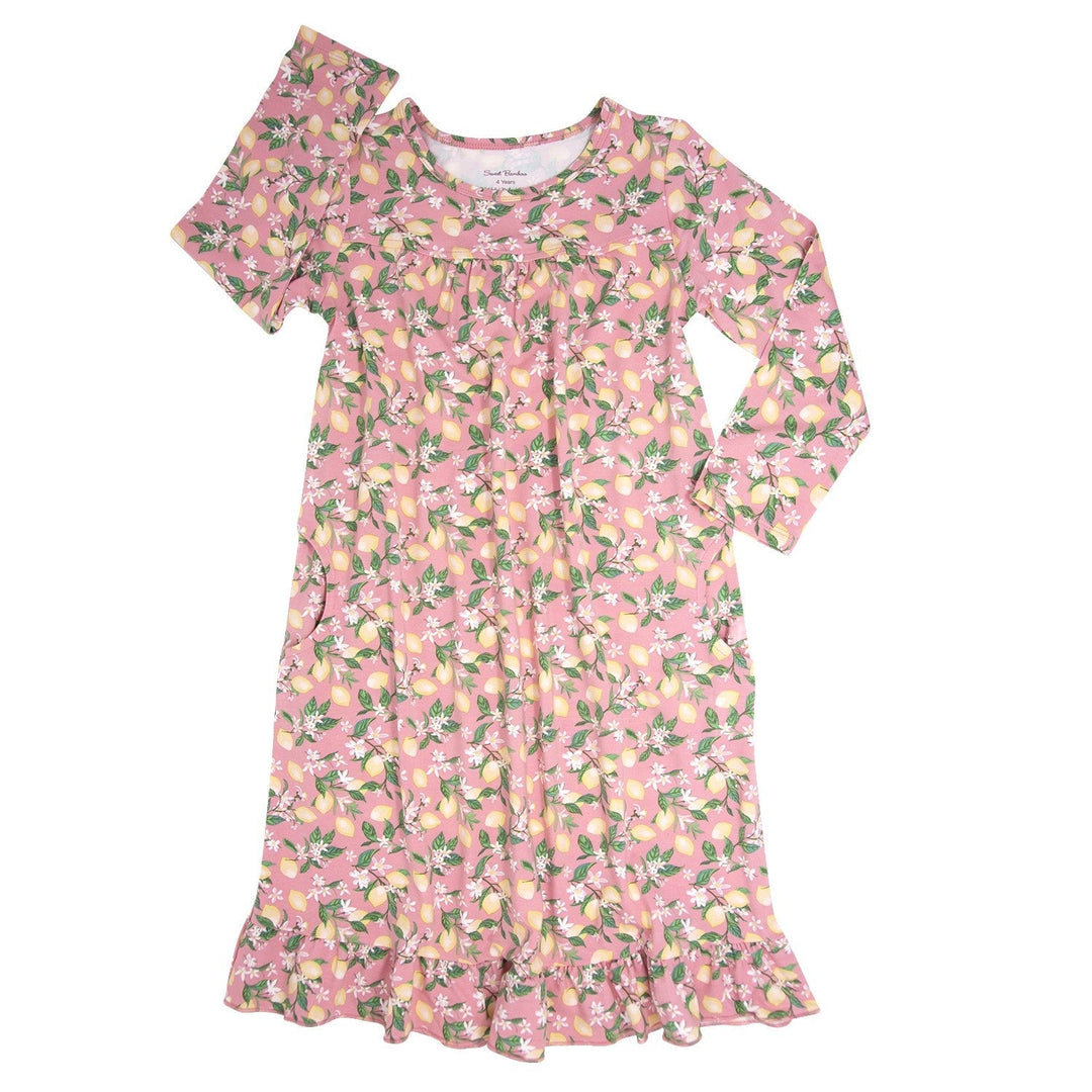 pink lemon print dress Pink lemon print bow smocked tiered mom&me dress  Shoptiques