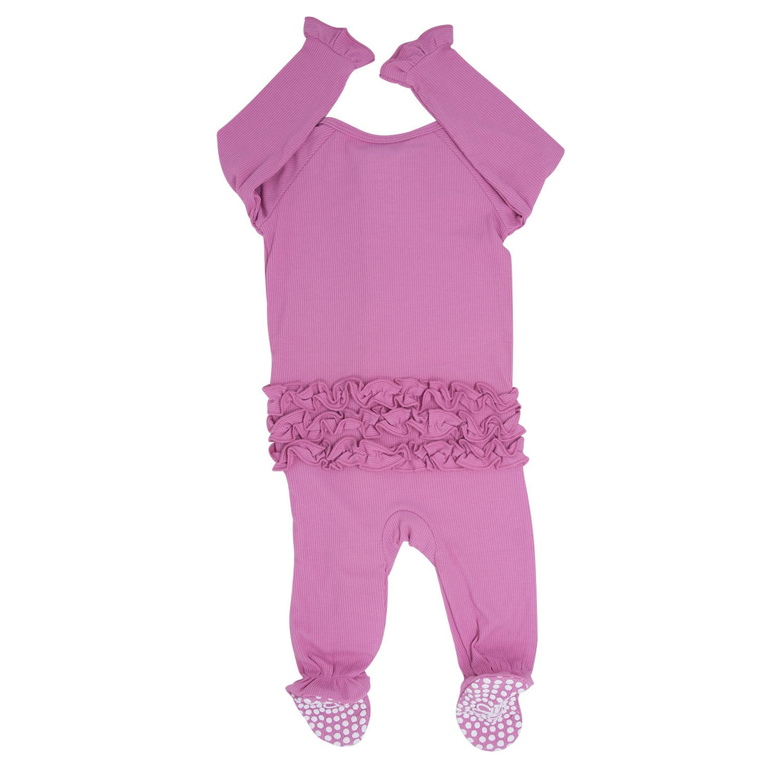 Ruffle Footie Sweet Bamboo