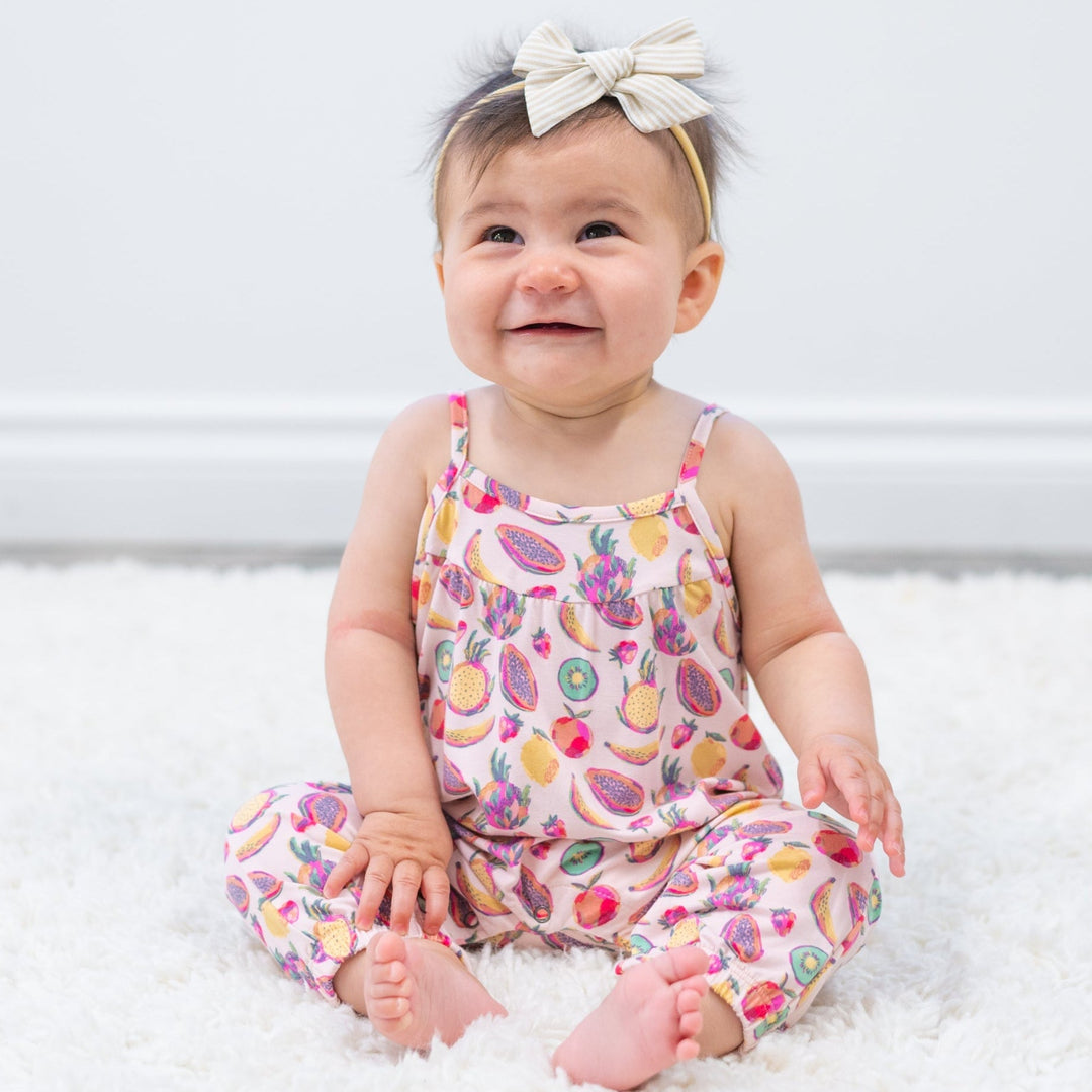 Baby Boy Joe Fresh Children's Clothing Active Terry Joe Fresh Jumpsuit  Tropical Fruit Tank Pant Romper